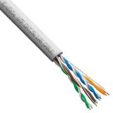 Кабель ExeGate UTP4-C5e-CCA-S24-IN-PVC-GY-305 UTP 4 пары кат.5e CCA, 0.5мм (24AWG), 305м, серый, PVC