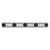 Патч-панель ExeGate EPP3-19-24-8P8C-C5e-110D (19", UTP, 24 port, cat.5e, KRONE&110(dual IDC), 1U, RoHS, Black, RTL)