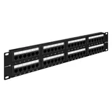 Патч-панель ExeGate EPP3-19-48-8P8C-C5e-110D (19", UTP, 48 port, cat.5e, KRONE&110(dual IDC), 2U, RoHS, Black, RTL)