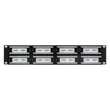Патч-панель ExeGate EPP3-19-48-8P8C-C5e-110D (19", UTP, 48 port, cat.5e, KRONE&110(dual IDC), 2U, RoHS, Black, RTL)