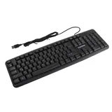 Клавиатура ExeGate Professional Standard LY-331L2-OEM (USB, полноразмерная, влагозащищенная, 104кл., Enter большой, длина кабеля 2,2м, черная, brown box)