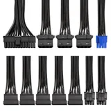 Серверный БП 500W ExeGate ServerPRO-2U-500ADS (2U, APFC+DC-DC, КПД 87% (80 PLUS Silver), 6cm ball bearing fan, flat cables 24pin, 2x(4+4)pin, PCI-E, 5xSATA, 3xIDE)