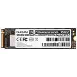 Накопитель SSD M.2 2280 PCIe 256GB ExeGate NextPro+ KC2000TP256 (PCIe Gen3x4, NVMe, 22x80mm, 3D TLC)
