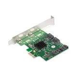 Контроллер ExeGate EXE-503 (PCI-E x1 v2.0, SATA3 6Gb/s, 4 int., Marvell Chipset 88SE9215)