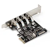 Контроллер ExeGate EXE-314 (PCI-E x1 v2.0, 4*USB3.0 ext., разъем доп.питания SATA 15pin, VIA Labs Chipset VL805)