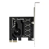Контроллер ExeGate EXE-314 (PCI-E x1 v2.0, 4*USB3.0 ext., разъем доп.питания SATA 15pin, VIA Labs Chipset VL805)