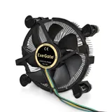 Кулер ExeGate EE97379-PWM (Al, LGA775/1150/1151/1155/1156/1200, TDP 65W, Fan 92mm, PWM 1200-2600RPM, Hydro bearing, 4pin, 11-24db, 180г, на защелках, с термопастой, RTL)