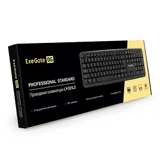 Клавиатура ExeGate Professional Standard LY-331L5 (USB, полноразмерная, влагозащищенная, 104кл., Enter большой, длина кабеля 2,55м, черная, Color box)