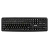 Комплект ExeGate Professional Standard Combo MK120 (клавиатура влагозащищенная 104кл. + мышь оптическая 1000dpi, 3 кнопки и колесо прокрутки, длина кабелей 1,5м; USB, черный, Color Box)