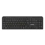 Комплект беспроводной ExeGate Professional Standard Combo MK240 (клавиатура мультимедийная полноразмерная влагозащищенная 115кл. + мышь оптическая 800/1000/1200dpi, 4 кнопки и колесо прокрутки; USB, радиоканал 2,4 ГГц, радиус действия до 10м, черный, Colo
