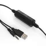 Акустическая система 2.0 ExeGate Tango 312 (питание USB, 2х3Вт (6Вт RMS), 80-20000Гц, темное дерево, Color Box)