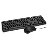 Комплект ExeGate Professional Standard Combo MK120-OEM (клавиатура влагозащищенная 104кл. + мышь оптическая 1000dpi, 3 кнопки и колесо прокрутки; USB, длина кабелей 1.5м, черный, brown box)