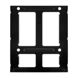 Салазки (переходник) ExeGate HD-22T3M для установки 2xHDD/SSD 2.5" в отсек 3.5" металлические