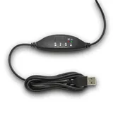 Полноразмерные наушники с микрофоном (гарнитура) ExeGate 960 USB STEREO (регулировка оголовья, USB, динамик 40 мм, 20-20000Гц, длина кабеля 2м, управление на кабеле - кнопки регулировки громкости, кнопка включения и отключения микрофона, индикаторы включе