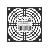 Решетка для вентилятора 80x80 ExeGate EG-080PSB (80x80 мм, пластиковая, квадратная, черная)