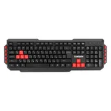 Клавиатура ExeGate Multimedia Professional Standard LY-505M (USB, полноразмерная, влагозащищенная, 114кл., Enter большой, 8 красных клавиш, мультимедиа, длина кабеля 1,5м, черная, Color Box)