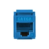 Модуль-вставка Keystone Jack RJ-45 ExeGate KJ-8P8C-U-C6A-180-Dual (Кат.6A, неэкранированная, 180 градусов, IDC Krone/110)