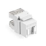 Модуль-вставка Keystone Jack RJ-45 ExeGate KJ-8P8C-U-C6A-180SH-Dual (Кат.6A, неэкранированная, 180 градусов, со шторками, IDC Krone/110)