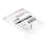 Модуль-вставка Keystone Jack RJ-45 ExeGate KJ-8P8C-U-C6A-180SH-Dual (Кат.6A, неэкранированная, 180 градусов, со шторками, IDC Krone/110)