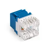 Модуль-вставка Keystone Jack RJ-45 ExeGate KJ-8P8C-U-C5e-180-Dual (Кат.5e, неэкранированная, 180 градусов, IDC Krone/110)