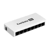 Коммутатор неуправляемый ExeGate EDES-1008C (8-портовый UTP 10/100Mbps, с функцией энергосбережения (Green Ethernet Technology), настольный/настенный)