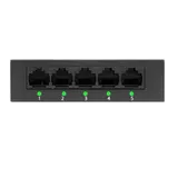 Коммутатор неуправляемый ExeGate EDES-1005D (5-портовый UTP 10/100Mbps, металлический корпус, с функцией энергосбережения (EEE), настольный/настенный)