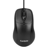 Мышь ExeGate Professional Standard B100 (USB, оптическая, 1000dpi, 3D, 3 кнопки и колесо прокрутки, длина кабеля 1,5м, черная, Color Box)