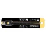Сетевой адаптер Wi-Fi 4 ExeGate ETL-WN722N-2 (Беспроводной USB адаптер, Wi-Fi N (b/g/n), чипсет Realtek8188, до 150 Мбит/с на 2,4 ГГц, внешняя 4dBi антенна, USB 2.0)
