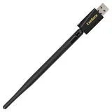 Сетевой адаптер Wi-Fi 4 ExeGate EDWA-137-N300-1 (Беспроводной USB адаптер, Wi-Fi N (b/g/n), чипсет Realtek8192, до 300 Мбит/с на 2,4 ГГц, внешняя 3dBi антенна, USB 2.0)