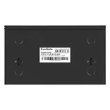 Коммутатор неуправляемый ExeGate EDES-1010D.8PoE-96W (10-портовый UTP 10/100 Base-Tx: 8 портов IEEE 802.3af (PoE), мощность PoE: 25W, суммарно 96W, 2 порта RJ45 uplink, настенный/настольный, металлический корпус)