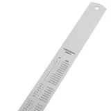  Линейка стальная Deli DL8050Y 500мм нержавеющая сталь