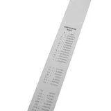  Линейка стальная Deli DL8100Y 1000мм нержавеющая сталь