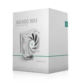 Вентилятор Deepcool AK400 WH (White, Height 155mm, 6mm x 4pcs, Fan 120mm, 500;1850RPM ±10%, < 29 dB(A), 4-pin PWM, TDP 220W, Al+Cu, Screw, Socket AMD AM5/AM4, Intel LGA1700/1200/115x) (R-AK400-WHNNMN-G-1) {18} (727422)