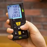 Лазерный дальномер Deli DL4168 Диапазон измерения 0,05;40м, точность измерения ±3мм