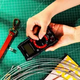  Многофункциональный цифровой мультиметр Deli DL334301 напряж. 0,2-600В, сила тока 0,02-10А, сопр. 0,0002-20 МОм, ЖК-дисплей