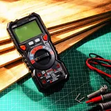  Многофункциональный цифровой мультиметр Deli DL334303 напряж. 0-1000В, сила тока 0,02-10А, сопр. до 60 МОм, ЖК-дисплей