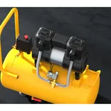 Компрессор поршневой Deli DL-WKY25-E1 безмасляный 80л/мин 25л 1200Вт желтый/черный