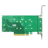 Адаптер Linkreal LRNV95N8 PCIe x8 to 2-Port M.2 NVMe Adapter {50} (300701)