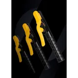 Электрододержатель Deli DL23300A 500гр, макс. сила тока 300A, длина 295мм, диаметр электрода 4,0-6,3мм, площадь поперечного сечения кабеля 35-50 кв.мм