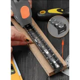  Рулетка Home Series Gray HT8519C 5м х 19мм, эксклюзивный дизайн, корпус - высококачественный софттач пластик