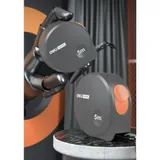  Рулетка Home Series Gray HT8519C 5м х 19мм, эксклюзивный дизайн, корпус - высококачественный софттач пластик