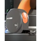  Рулетка Home Series Gray HT8519C 5м х 19мм, эксклюзивный дизайн, корпус - высококачественный софттач пластик