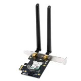 Адаптер беспроводной связи (Wi-Fi) ASUS PCE-AXE5400 WiFi 6E Bluetooth 5.2 2402+2402+574Mbps 6GHz/5GHz/2.4GHz (90IG07I0-ME0B10)