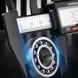  Электронный штангенциркуль Deli DL90150 150мм, метрическая/дюймовая конвертация, пластик, светодиодный дисплей