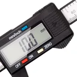  Электронный штангенциркуль Deli DL90150 150мм, метрическая/дюймовая конвертация, пластик, светодиодный дисплей