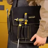 Сумка-портфель для инструментов Deli DL-P7   400 x 130 x 290мм, 00 карманов, плечевой ремень, ткань Оксфорд
