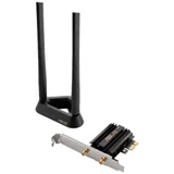 Адаптер беспроводной связи (Wi-Fi) ASUS PCE-AXE59BT WiFi 6E Bluetooth 5.2 2402+2402+574Mbps 6GHz/5GHz/2.4G (90IG07I0-MO0B00) 