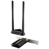 Адаптер беспроводной связи (Wi-Fi) ASUS PCE-AXE59BT WiFi 6E Bluetooth 5.2 2402+2402+574Mbps 6GHz/5GHz/2.4G (90IG07I0-MO0B00) 