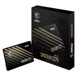 MSI SSD SPATIUM S270 960GB SATA III 2.5" R500/W450MB/s 3D NAND TLC MTBF 2M 55000/80000 IOPS 500TBW