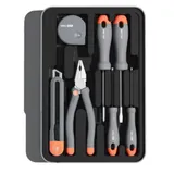 Набор ручного инструмента Deli "Home Series Gray" Deli H1001-ADE  15 предметов